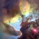 Lagoon Nebula (#9638) 5, 000 light years from Earth -- photo by Hubble Space Telescope